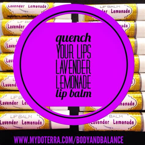 Lavender Lemonade Lip Balm Melt 3 Tbsp Bees Wax 3 Tbsp Organic Virgin Coconut Oil 1 Tbsp