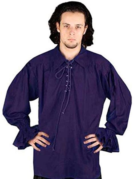 Buy Medieval Pirate Renaissance Poet Cosplay Costume John Cook Shirt