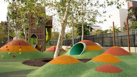 Grand Parks New Playground Is Cartoony And Awesome Playgrounds