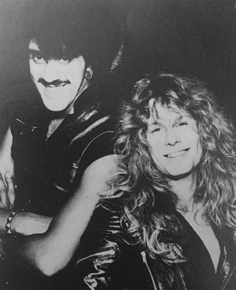 Phil Lynott And John Sykes 1982 Rock Legends Best Guitarist Thin Lizzy