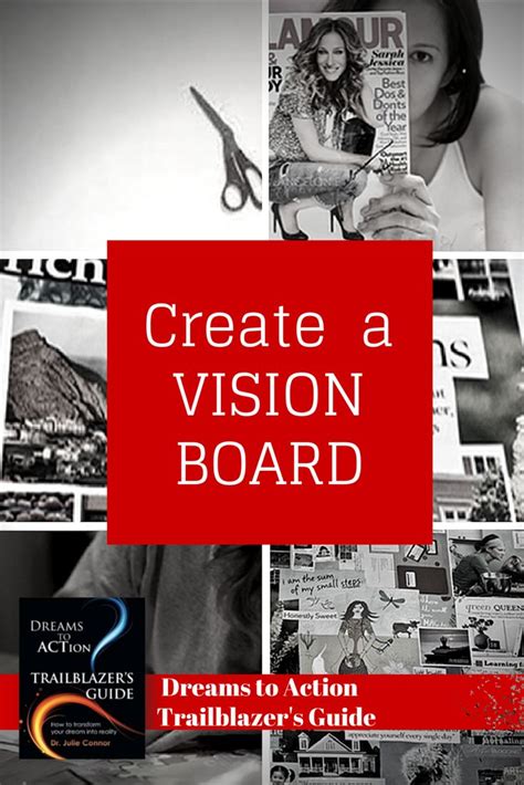 Create An Awesome Vision Board Dr Julie Connor Creating A Vision