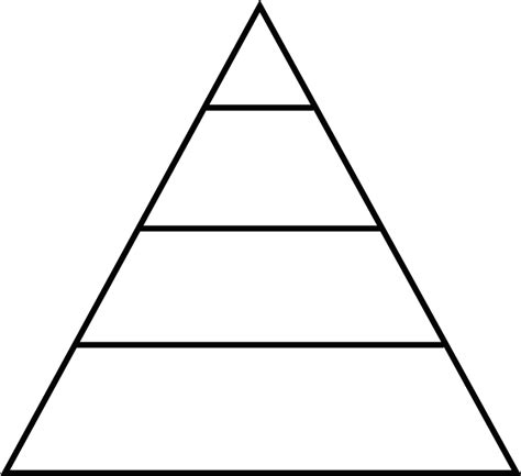 Blank Pyramid Outline