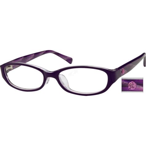 Purple Oval Glasses 611027 Zenni Optical Eyeglasses Oval Glasses Glasses Oval Eyeglasses
