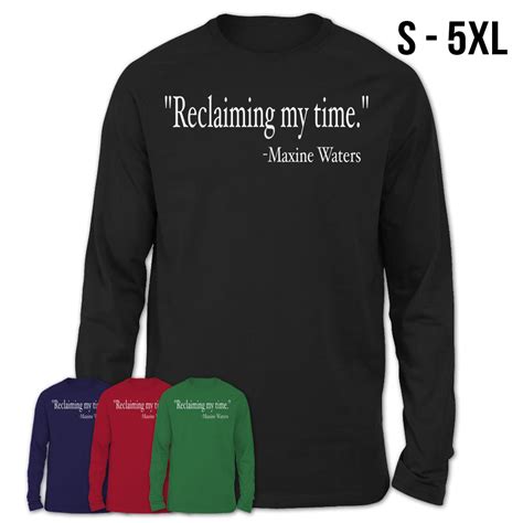 Reclaiming My Time Auntie Maxine Waters T Shirt Teezou Store