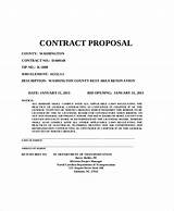 Photos of Sample Contractor Bid Proposal