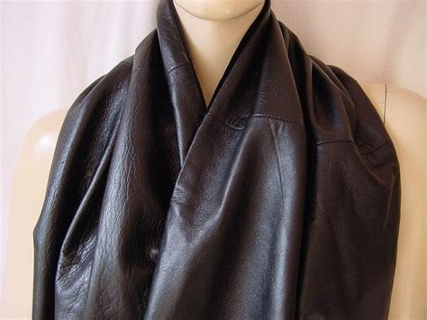 Ebay Leather An Amazing Bcbg Maxazria Black Leather Scarf