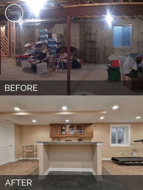 Caroles Basement Before And After Pictures Basement Gym Ideas