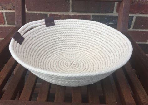 Rope Bowl Rope Bowl Fabric Rope Bowls Coiled Fabric Bowl