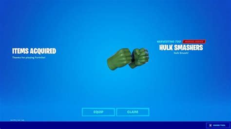 Fortnite How To Get The New Hulk Smasher Pickaxe In Game