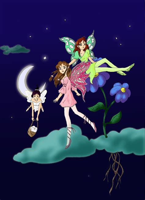 Three Fairies By Lanton On Deviantart