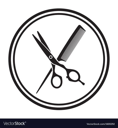 Scissors And Comb Vector Art Download Vectors 1600292