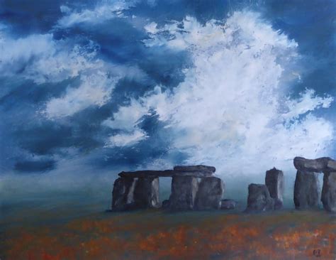 Stonehenge Oil Painting
