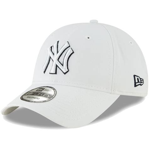 New Era New York Yankees White Core Pop 49forty Fitted Hat