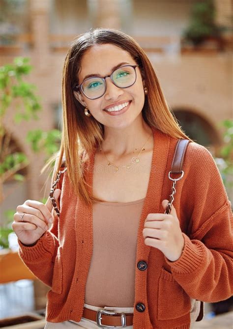 Student Woman With Smile In Portrait University And Education