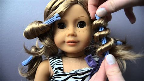 Then, use the remaining hair and curl it towards your face. Four Different Ways To Curl Your AG Dolls Hair - YouTube