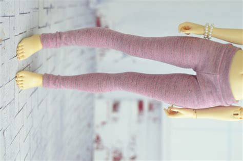 Leggings Pinkgray For Doll 14 Msd Minifee Mnf Bjd Candydoll Etsy