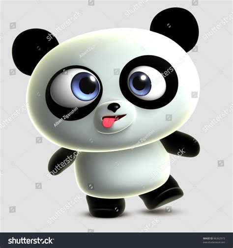 Crazy Panda Stock Illustration 96362915 Shutterstock