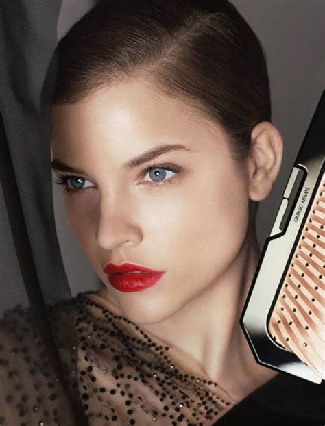 Sexy Barbara Palvin Red Hot Lipstick Photoshoot For Armani Beauty 2019