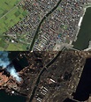 Google Map 日本地震災情前後對照圖片 | 宅宅新聞