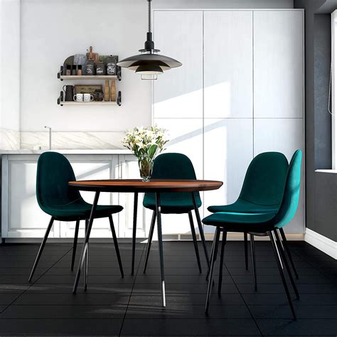 A leather dining chair can warm just about any room. Best Green Leather Dining Chairs - Home & Home