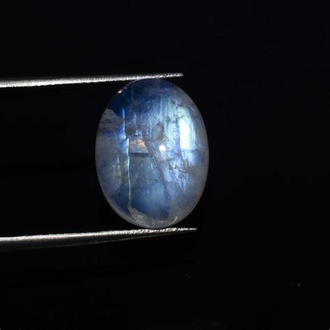 Natural Blue Fire Rainbow Moonstone 16x12 Beautiful Super Etsy Oval
