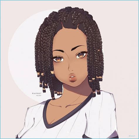 African Anime Girl White Anime Boy Anime Girl