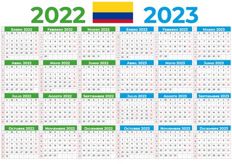 Calendario 2023 Con Festivos Colombia 2023 Holidays
