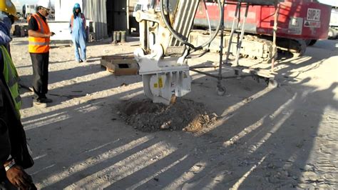 Testing Newly Installed Terex Drum Cutter Ws90n Youtube