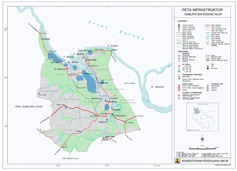 Peta Kabupaten Rokan Hilir