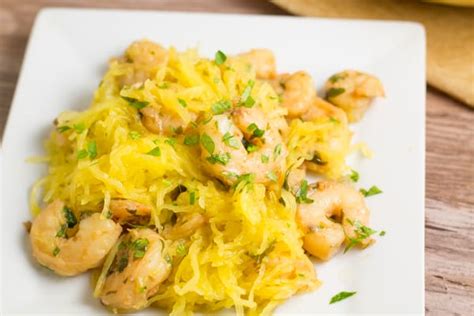 Shrimp Scampi Spaghetti Squash Salu Salo Recipes