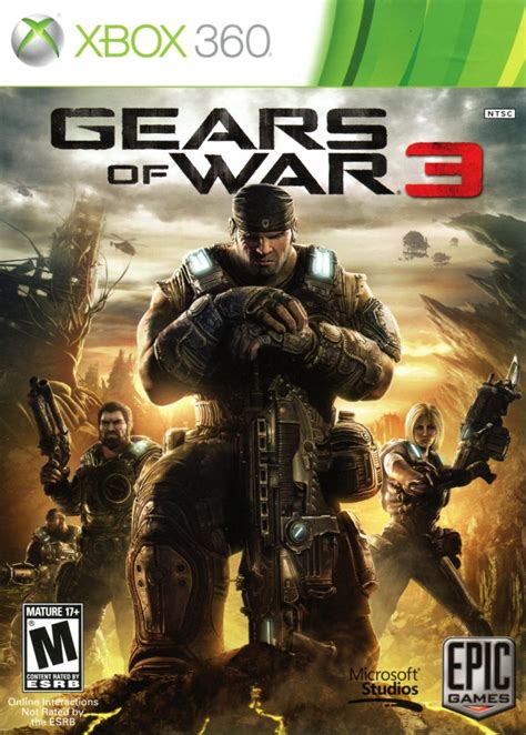 Gears Of War 3 2011 Xbox 360 Box Cover Art Mobygames