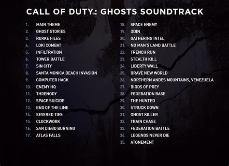 Image Ghosts Soundtrack Track Listpng Call Of Duty Wiki Fandom