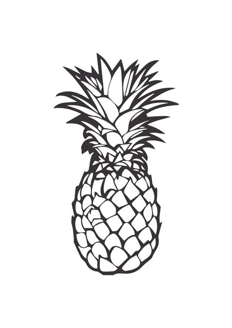 Pineapple Free Svg File For Members Svg Heart