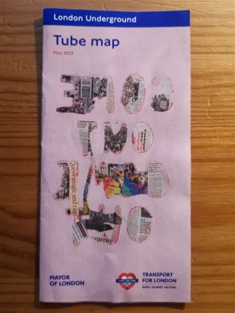LONDON UNDERGROUND TUBE Map May 2023 With New Elizabeth Line 1 59