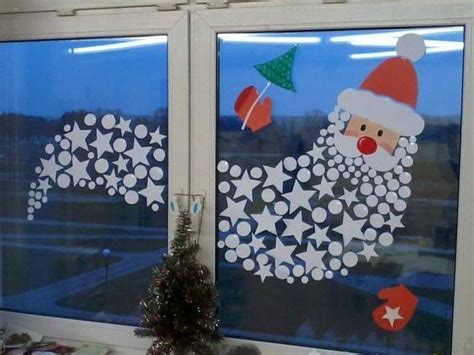 Schönen schmetterling basteln » schmetterling aus buntem papier mit fühlern und punkten. Fensterbild Winter Bastelvorlage : Fensterdeko Im Winter ...