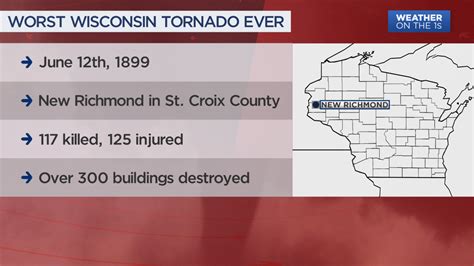 Wisconsin Peak Tornado Season Is June