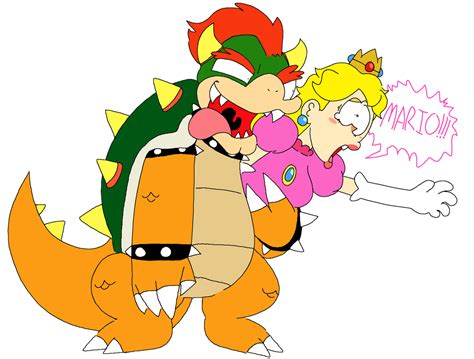 Bowser And Princess Peach By Oodlesadoodles On Deviantart