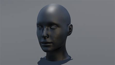 3d Model Human Head 3d Model Vr Ar Low Poly Cgtrader