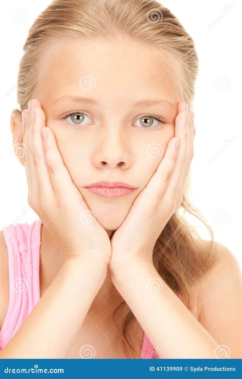 Unhappy Girl Stock Image Image Of People Expression 41139909