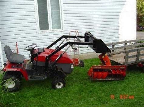 Homemade Caseingersoll Front End Loader Lawn Mower Forums