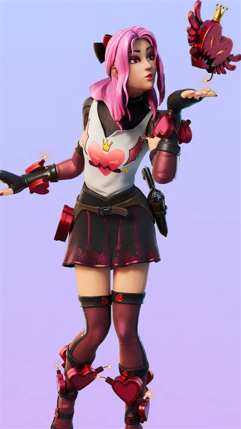 1082x1920 Fortnite Lovely Outfit Skin 1082x1920 Resolution Wallpaper