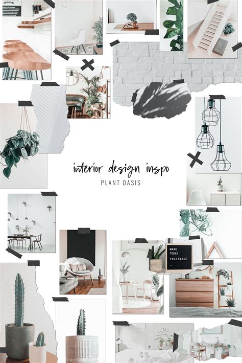Here are three free ways that you can create a mood board or design boards. Mood Board Template in 2020 | Interior design boards ...