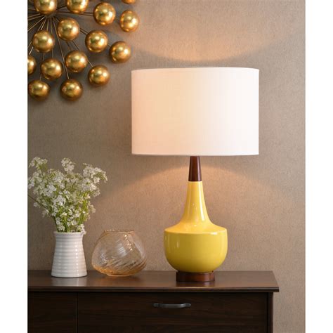 Table Lamps Mid Century Table Lamp Table Lamp Yellow Table Lamp