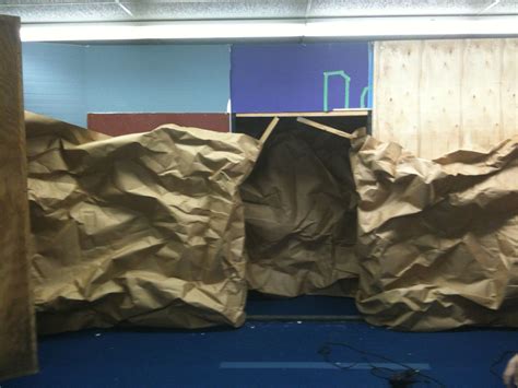 Creative Construction How To Make A Cave Out Of Paper Cave Quest Vbs