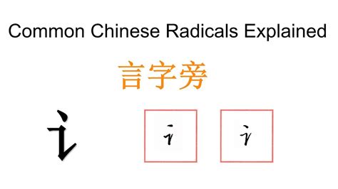 Memorizing Characters The Most Common Chinese Radicals Explained In