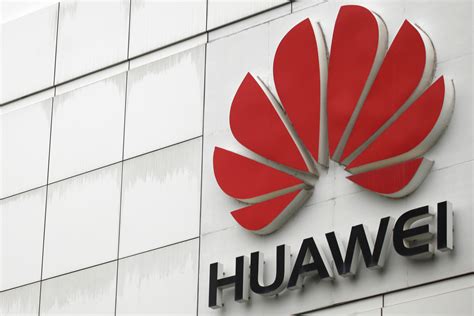 File Photo The Logo Of The Huawei Technologies Co Ltd Is Seen