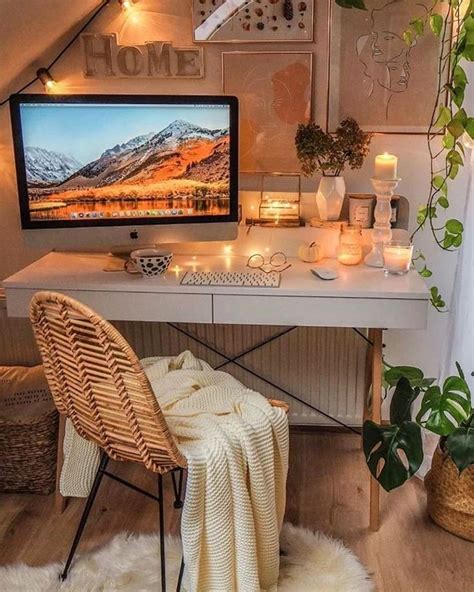 Dream House Interiors On Instagram “ Super Cozy Work Desk😍😍😍 For More