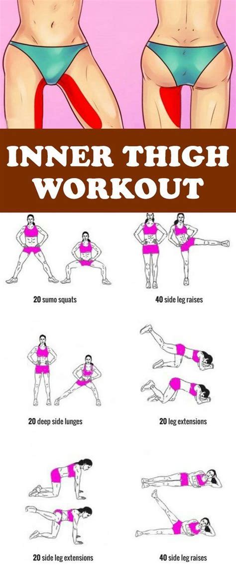 10 Minute Inner Thigh Workout To Try At Home Sports Inner Thigh