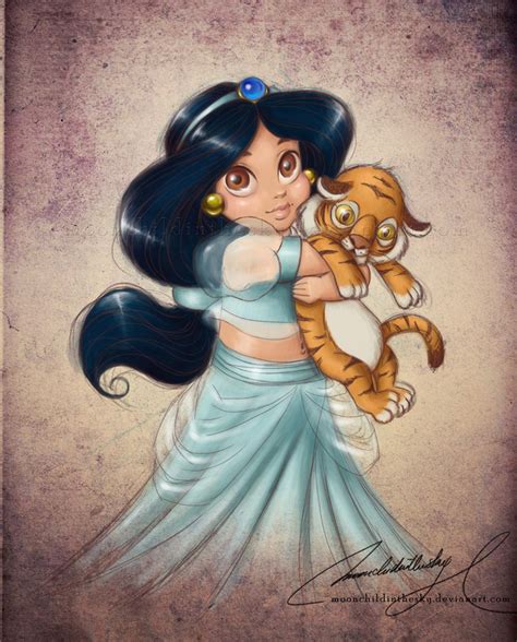 Little Jasmine Little Disney Princesses Fan Art 28505536 Fanpop