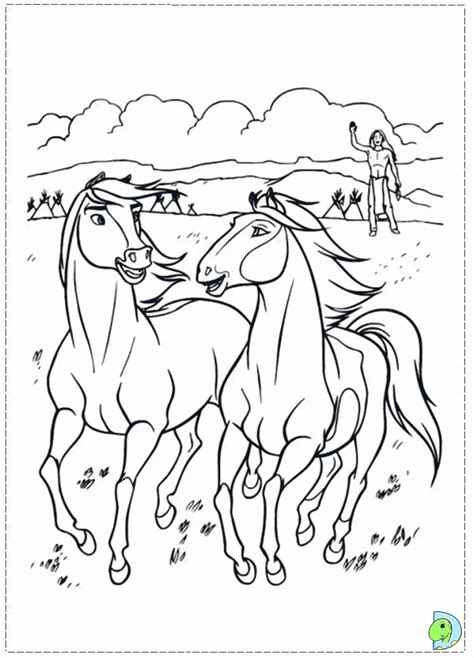 Kleurplaat Paarden Spirit Spirit Riding Free Samen Vrij Kleurplaten